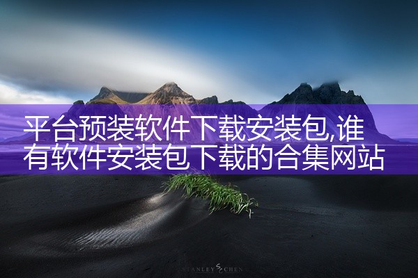 平台预装软件下载安装包
